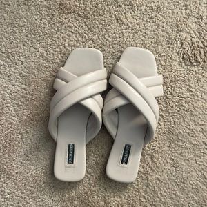Tan sandals